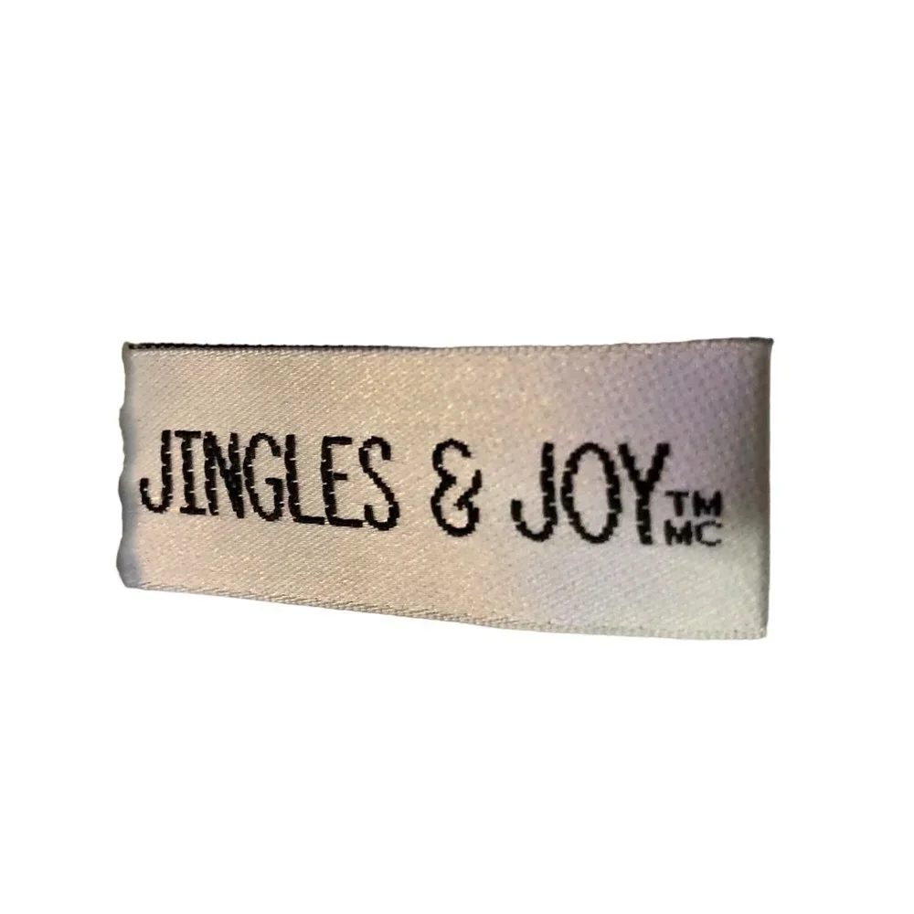 Jingles & Joy Hand Towels Set of 2 Used Christmas Dogs Embroidered
